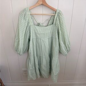 Solai Light Green Dress